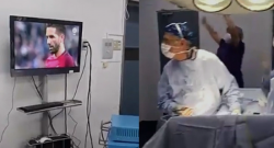 I rigori interrompono l'intervento: festa in sala operatoria durante Cile-Portogallo