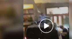 Maradona show dinanzi al Vesuvio: sale su un'auto e manda i tifosi in delirio [VIDEO]