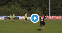 Insigne scatenato nella partitella, segna un gol degno del miglior Del Piero [VIDEO]
