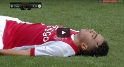 Nouri shock, il calciatore dell'Ajax sviene durante una partita. Messaggio di Milik [FOTO E VIDEO]