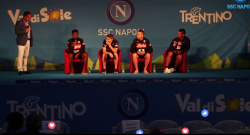 Bel gesto del Napoli, sogno dei bambini diventato realtà a Dimaro