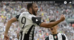 Higuain, perde il lodo arbitrale ma segna un gran gol contro il PSG [VIDEO]