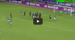 NAPOLI-ESPANYOL 1-0 STUPENDA PUNIZIONE DI MERTENS: SPETTACOLARE [VIDEO]