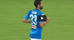 NAPOLI 2 - 0 ESPANYOL, IMPERIOSO STACCO DI TESTA DI ALBIOL [VIDEO]