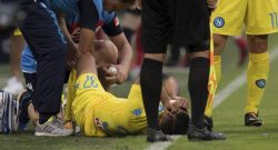 Trauma alla caviglia per Ounas, oggi gli esami strumentali per capire meglio l'entità