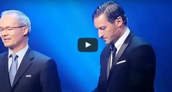 Champions, la Juve pesca il Barcellona: guardate la faccia di Totti [VIDEO]
