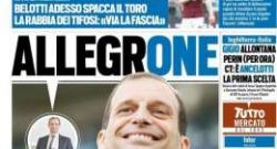 [TN] - PRIMA PAGINA - Tuttosport e la panchina d'oro: "Allegrone"