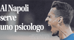 Al Napoli serve uno psicologo
