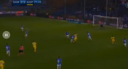 Super gol di Milik, azzurri in vantaggio! Sampdoria 0 Napoli 1 [VIDEO]