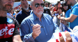 De Laurentiis conferma: "Prendiamo uno tra Arias e Sabaly. Attacco? C'è Inglese"