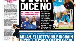 PRIMA PAGINA CORRIERE - "C'è chi dice no", Mendes aveva offerto Ronaldo a De Laurentiis!