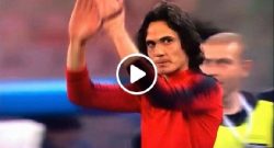 Cavani entra al San Paolo e omaggia i tifosi, standing ovation da brividi per il Matador! [VIDEO]
