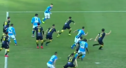 Gol di Piotr Zielinski dopo appena 7 minuti! Napoli 1 Frosinone 0 [VIDEO]