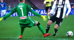 Espulsione di Meret, il fallo su Ronaldo è inesistente! [VIDEO]