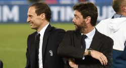 Juventus, Allegri ed Agnelli in conferenza. Agnelli: "Conte? Prossima domanda". Allegri: "Se uno non vince mai ci sarà un motivo, se faccio un esempio su chi perde viene giù tutto"