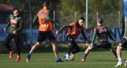SSC Napoli, il report dell'allenamento: differenziato per Ghoulam, Allan e Politano. Fabian out per febbre