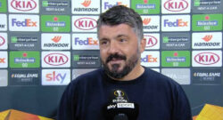 Gattuso a Sky: "Per come siamo noi, è peggio avere a disposizione due risultati su tre: servirà un grande Napoli"