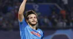 Sky, Marchetti: "Kvaratskhelia può firmare un nuovo contratto col Napoli con clausola, ADL non lo venderà a meno di 130 milioni"