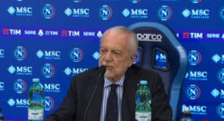 De Laurentiis furibondo: nessun premio alla squadra per la Supercoppa Italiana